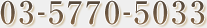 03-5770-5033